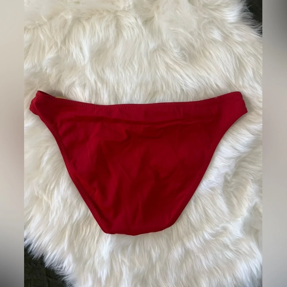 St.John woman’s bikini bottoms color red size 10